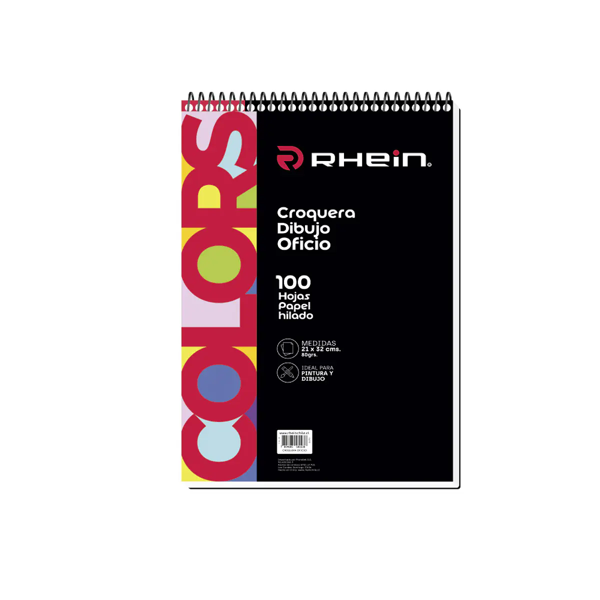 CROQUERA DE DIBUJO OFICIO 21X32CM