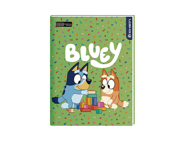 CUADERNO COLLEGE 80 HOJAS MAT 7MM BLUEY 