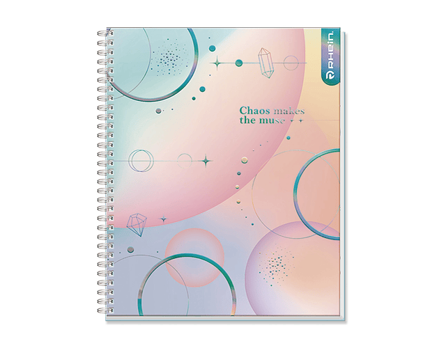 CUADERNO UNIVERSITARIO 100HJS MAT7MM AURA