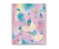 CUADERNO UNIVERSITARIO 100HJS MAT7MM AURA