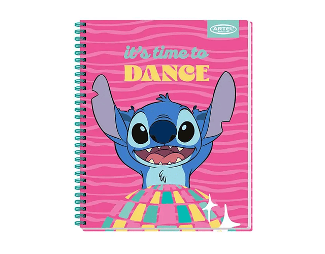 CUADERNO UNIVERSITARIO 100HJS 7MM STITCH DISCO