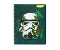 CUADERNO UNIVERSITARIO STAR WARS 7MM 100HJS.