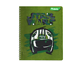 CUADERNO UNIVERSITARIO STAR WARS 7MM 100HJS.