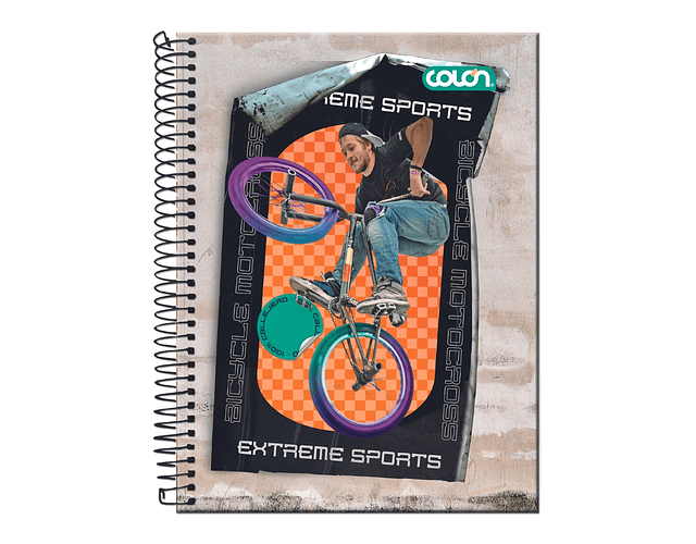 CUADERNO TOP SPORTS 150HJS 7MM.