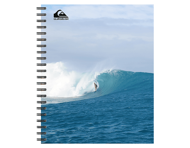 CUADERNO UNIVERSITARIO 100HJS 7MM QUIKSILVER