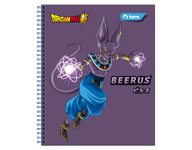 CUADERNO UNIVERSITARIO 100HJS 7MM DRAGON BALL