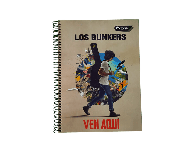 CUADERNO TOP LOS BUNKERS 150 HOJAS