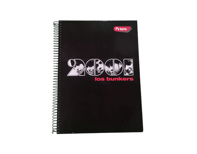CUADERNO TOP LOS BUNKERS 150 HOJAS
