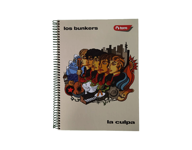 CUADERNO TOP LOS BUNKERS 150 HOJAS