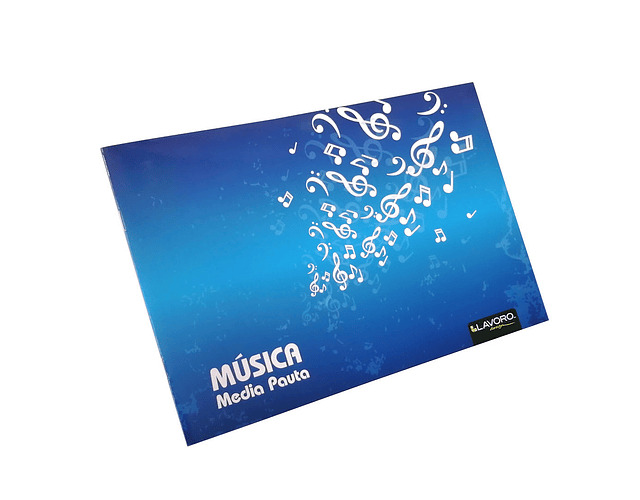 CUADERNO MUSICA MEDIA PAUTA 10HJS