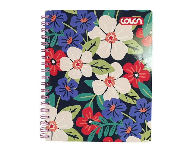 CUADERNO UNIVERSITARIO 100HJS 7MM PRINT MUJER