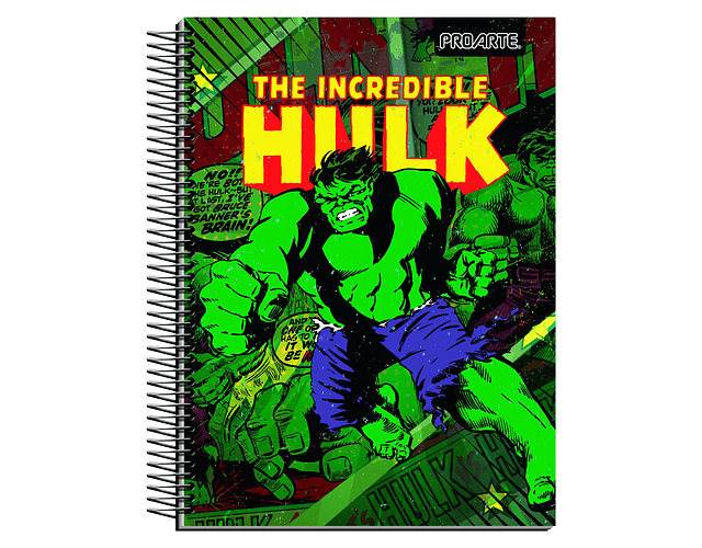 CUADERNO CARTA 150HJS 7MM MARVEL COMIC