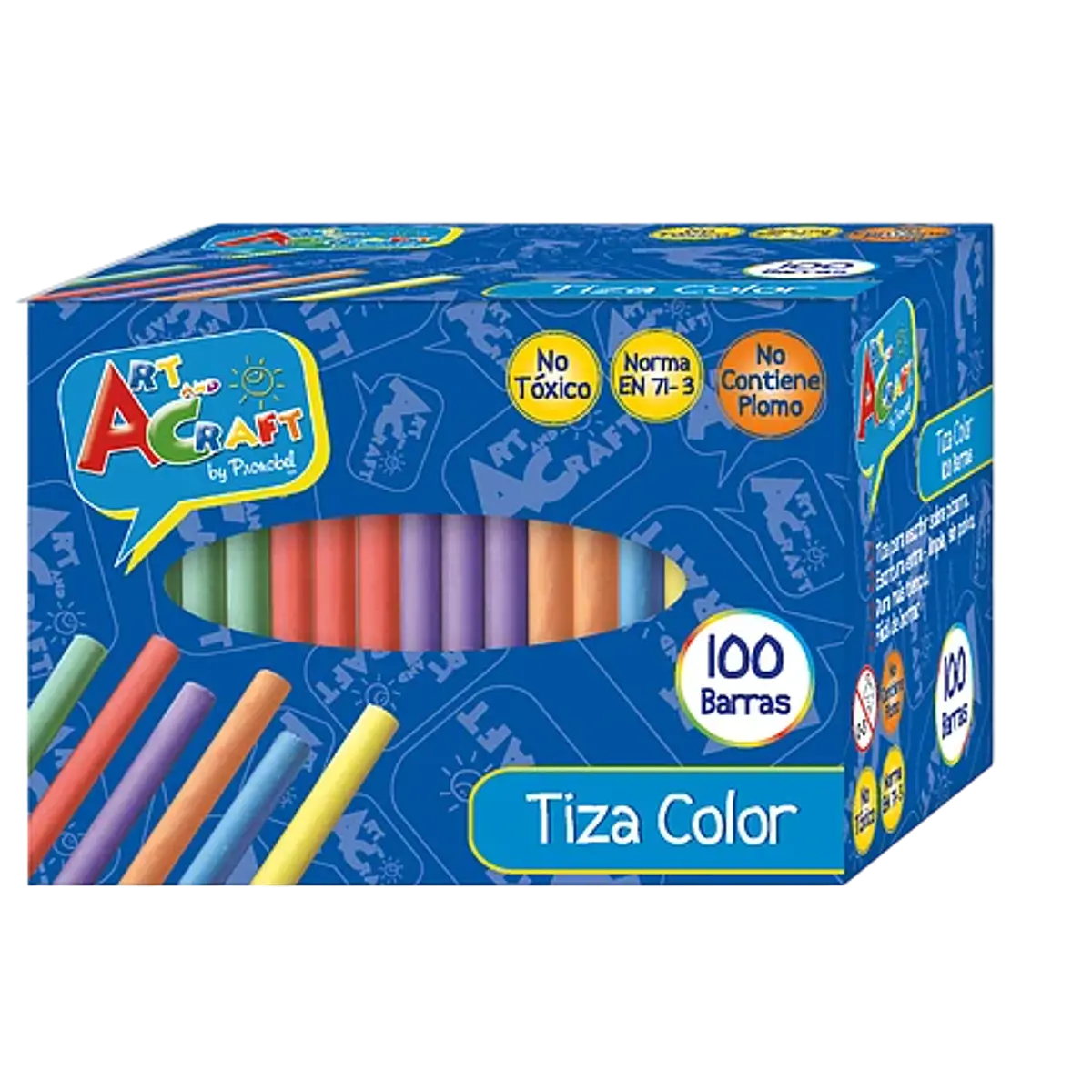 TIZA COLOR 100 UNIDADES