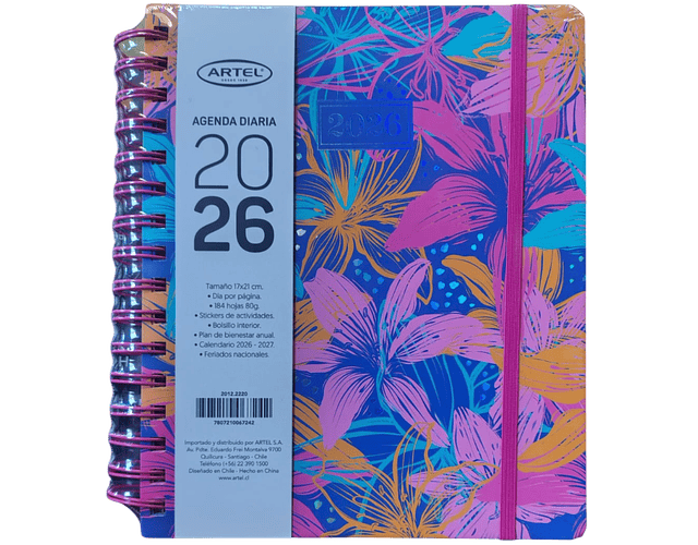 AGENDA 2026 ESPIRAL COLOR BLOOM