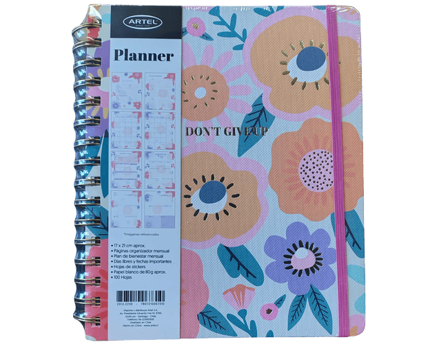 PLANNER 12 MESES BIG FLOWER