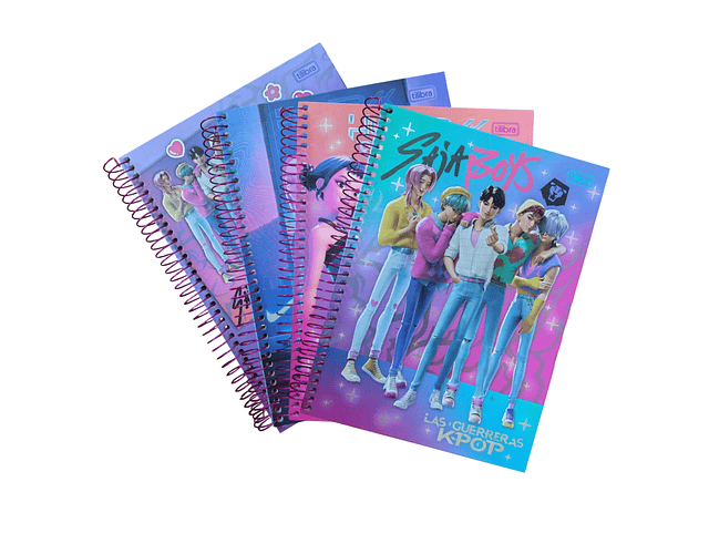 CUADERNO TOP 5 MATERIAS GUERRERAS K-POP 200HJS