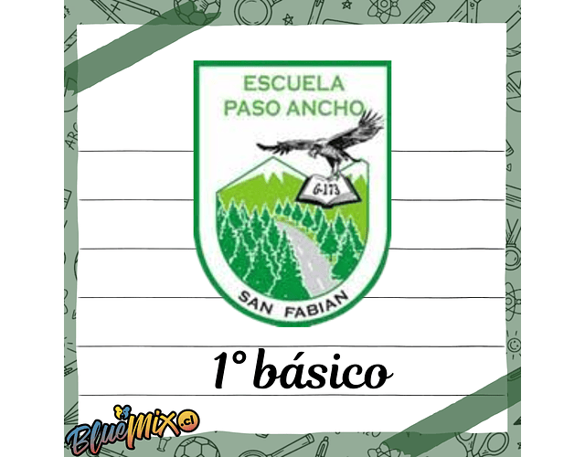 ESCUELA PASO ANCHO SAN FABIAN - 1° BASICO 2026