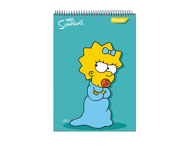 CROQUERA 21X32CM LOS SIMPSONS 80 HOJAS