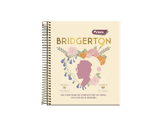 CUADERNO BOOK BRIDGERTON 15O HOJAS 7MM