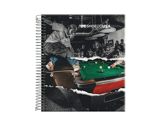 CUADERNO BOOK 150 HOJAS 7MM DC SKATE