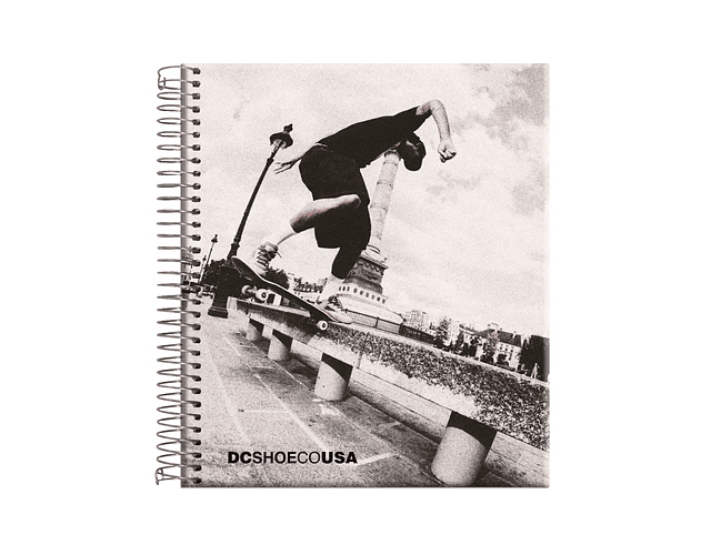 CUADERNO BOOK 150 HOJAS 7MM DC SKATE
