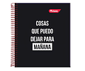 CUADERNO BOOK 150 HOJAS 7MM FRASES