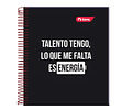CUADERNO BOOK 150 HOJAS 7MM FRASES