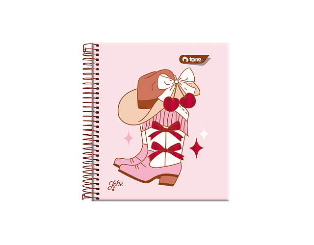 CUADERNO BOOK 150 HOJAS 7MM JOLIE