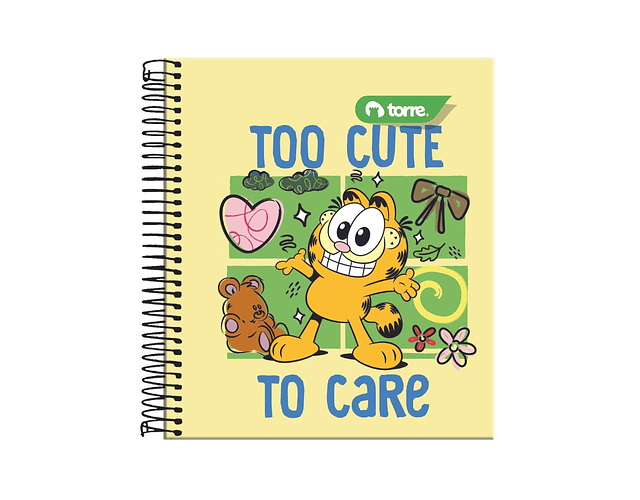 CUADERNO POCKET GARFIELD 5MM 90 HOJAS