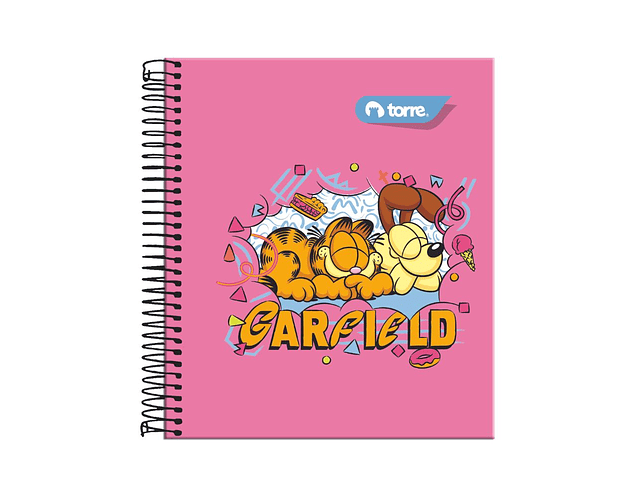 CUADERNO POCKET GARFIELD 5MM 90 HOJAS