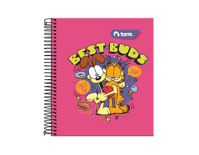 CUADERNO POCKET GARFIELD 5MM 90 HOJAS
