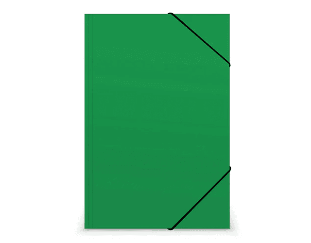 CARPETA C/ELASTICO VERDE