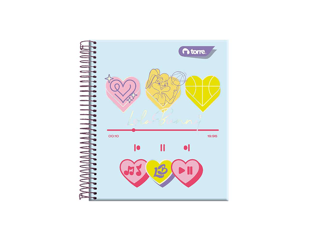 CUADERNO POCKET LOLA BUNNY 5MM 90 HOJAS