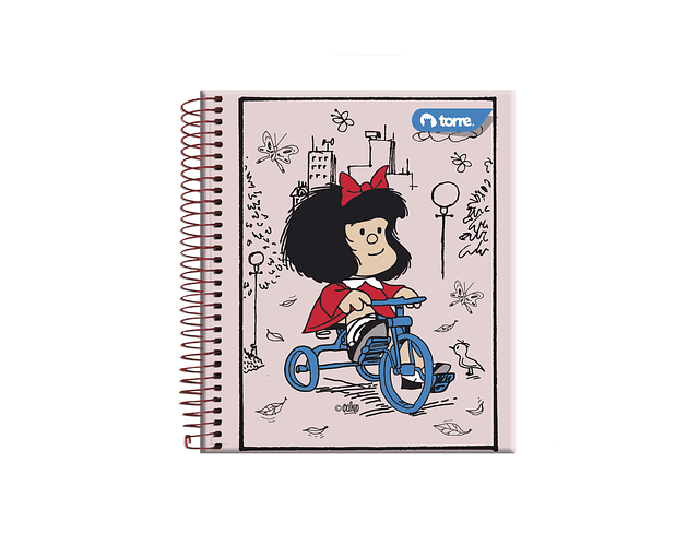 CUADERNO POCKET MAFALDA 5MM 90 HOJAS