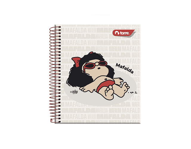 CUADERNO POCKET MAFALDA 5MM 90 HOJAS