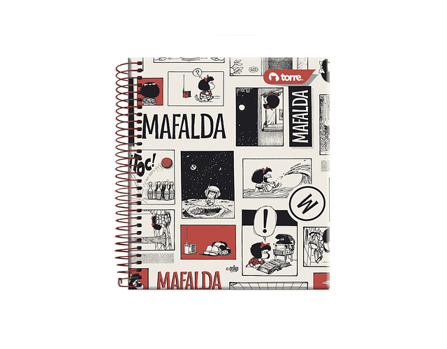 CUADERNO POCKET MAFALDA 5MM 90 HOJAS