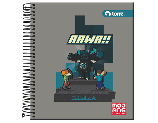 CUADERNO POCKET MINECRAFT 5MM 90 HOJAS 
