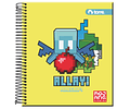 CUADERNO POCKET MINECRAFT 5MM 90 HOJAS 