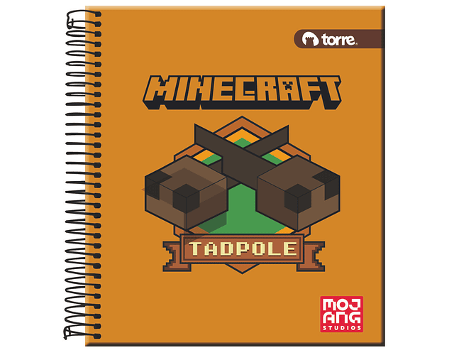 CUADERNO POCKET MINECRAFT 5MM 90 HOJAS 