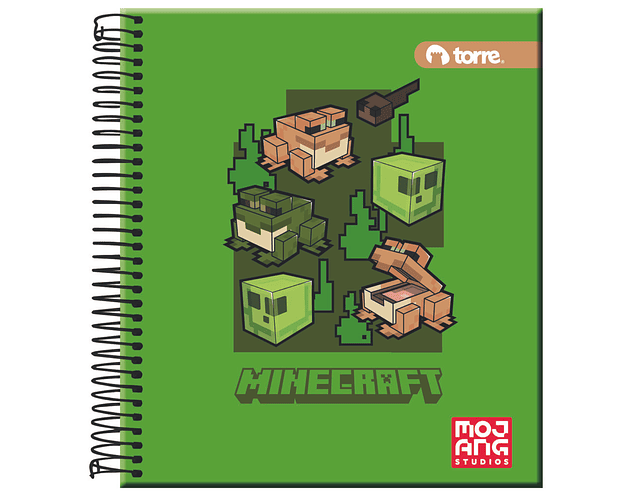CUADERNO POCKET MINECRAFT 5MM 90 HOJAS 