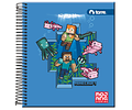 CUADERNO POCKET MINECRAFT 5MM 90 HOJAS 