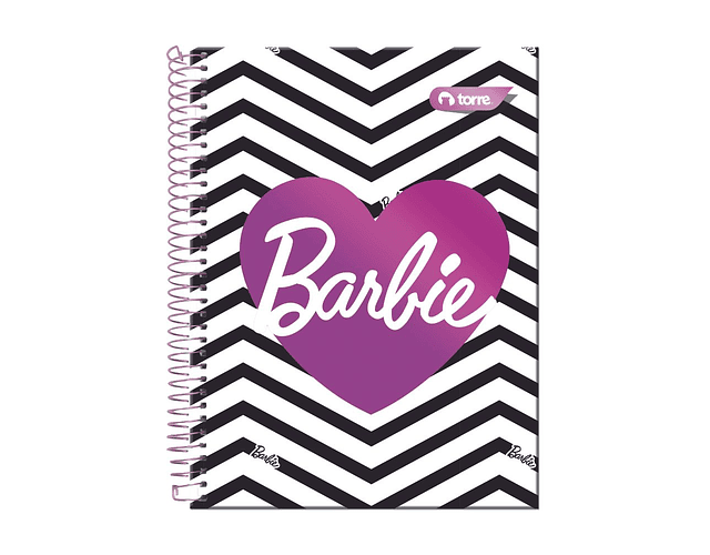 CUADERNO TOP 120 HOJAS 7MM BARBIE