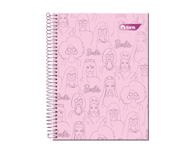 CUADERNO TOP 120 HOJAS 7MM BARBIE