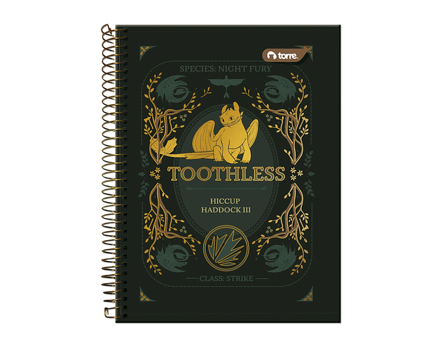 CUADERNO TOP 150 HOJAS 7MM CÓMO ENTRENAR A TU DRAGON