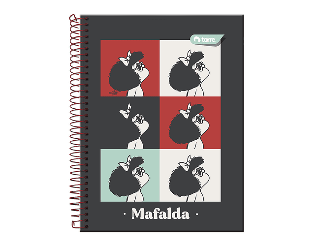 CUADERNO TOP 150 HOJAS 7MM MAFALDA
