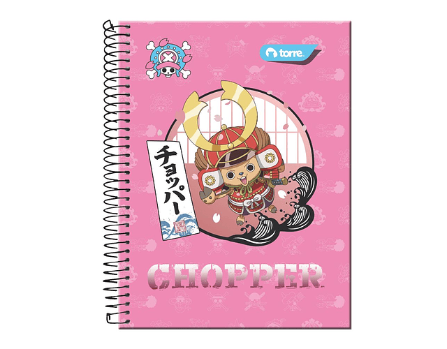CUADERNO TOP 150 HOJAS 7MM ONE PIECE 