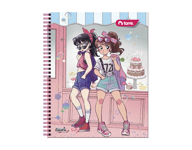 CUADERNO UNIVERSITARIO 100 HOJAS ANIMÉ