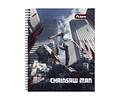 CUADERNO UNIVERSITARIO 100 HOJAS 7MM CHAINSAW MAN