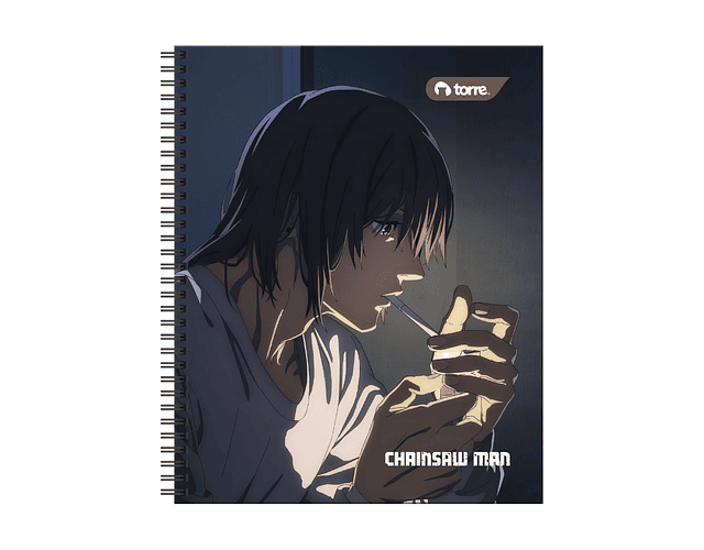 CUADERNO UNIVERSITARIO 100 HOJAS 7MM CHAINSAW MAN