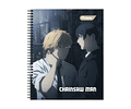 CUADERNO UNIVERSITARIO 100 HOJAS 7MM CHAINSAW MAN
